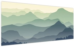 Tablou - Muntele Pădure (120x50 cm)