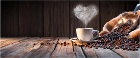 Tablou - Timp pentru cafea (120x50 cm)