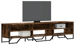 vidaXL Dulap TV, stejar fumuriu, 180x34x41 cm, lemn prelucrat