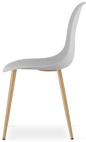 Set 2 scaune gri deschis OSAKA
