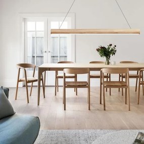 Lustră LED pe cablu LED/22W/230V 4000K 120 cm frasin/lemn masiv