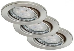 SET 3x corp de iluminat LED pentru baie dimabil 1xGU10/5W/230V IP23 Briloner 7148-032