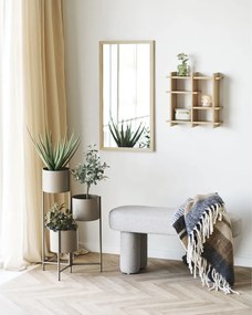 Raft de perete Olsberg furnir de stejar, natural, 40x12x40 cm