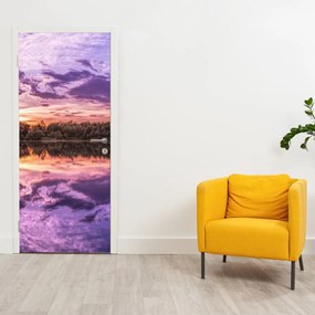 Fototapet pentru ușă - Cerul violet (95x205cm)