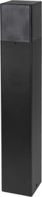 Lampă de exterior 1xE27/40W/230V IP44 50 cm neagră/fumurie
