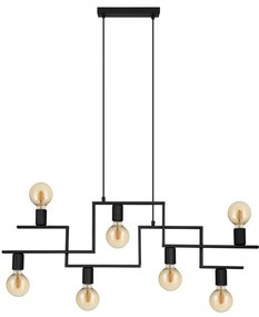 Eglo 43365 - Lustră pe cablu FEMBARD 7xE27/60W/230V