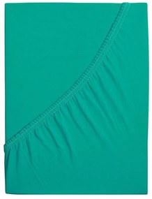 Cearsaf jersey pentru patut copii EXCLUSIVE 70x140 cm turcoaz