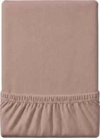 Cearsaf jersey EXCLUSIVE maro deschis 180x200 cm, 100% bumbac