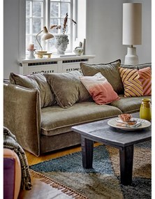 Lampadar crem cu abajur textil (înălțime 113 cm) Linetta – Bloomingville