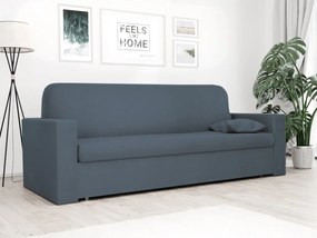 Husa elastica pentru canapea cu 3 locuri Classic albastra