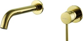 Mexen Alma baterie de chiuvetă încastrată, aurie - 75015-50