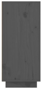 Servanta, gri, 111x34x75 cm, lemn masiv de pin 1, Gri