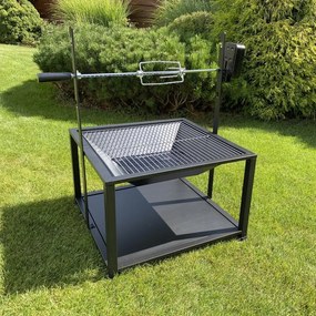 Vatră multifuncțională + grătar cu rotisor electric Avenberg ARIZONA