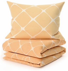 Lenjerie de pat din bumbac ARMINA culoare piersica Dimensiune lenjerie de pat: 70 x 90 cm | 140 x 200 cm