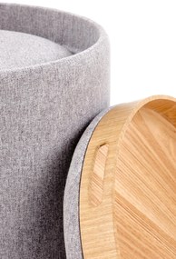 Set tabureti gri deschisi INDRE