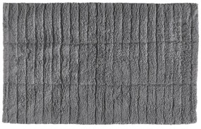 Covoraș din bumbac pentru baie Zone Tiles, 80 x 50 cm, gri