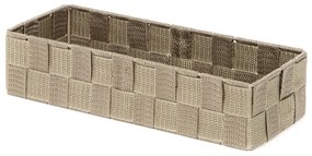 Compactor Organizator depozitare pentru sertar L TEX, 30 x 12 x 7 cm, taupe, L