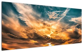 Tablou cu nori (120x50 cm)
