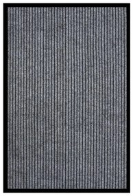 vidaXL Covoraș de ușă, gri cu dungi, 80x120 cm
