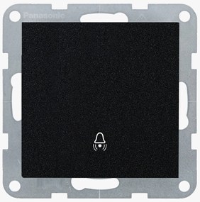 Intrerupator sonerie 10A, IP20, Negru, Panasonic Karre Plus 55