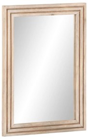 vidaXL Oglindă de baie, 50x70 cm, lemn masiv de mango și sticlă