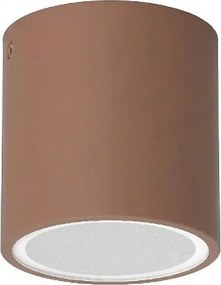 Ideal Lux - Spot exterior TECHO 1xGU10/20W/230V Ø 9 cm IP54 maro