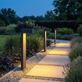 Kanlux 46392 - Lampă de exterior LEGINO 1xGX53/11W/230V 80 cm IP65 antracit