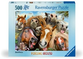 PUZZLE CAI ZAMBITORI 500 PIESE DESIGN NOU - RAVENSBURGER (RVSPA00499)