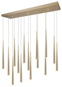 Lustră aurie LED Cala – Trio Select