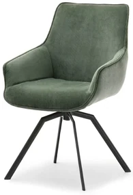 Scaun Liam (verde + negru). Promo -19%. 1111112