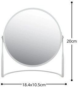 Spirella Oglindă cosmetică măritoare Akira, albmat