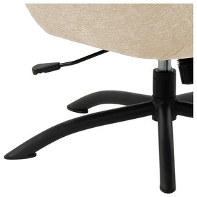 Set fotoliu și taburet Actona Talgarth, alb - crem