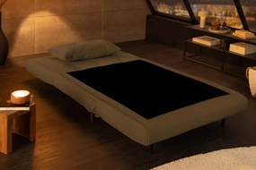 Fotoliu Pat SMART MULTIFUNCTION 100cm catifea raiata verde