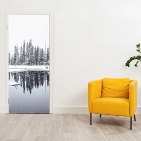 Fototapet pentru ușă - A fost alb... (95x205cm)