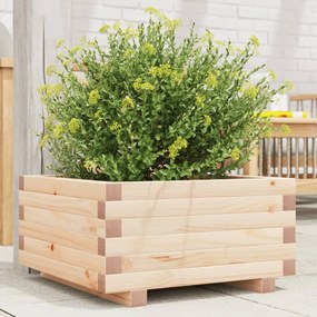 vidaXL Jardinieră de grădină, 50x50x26,5 cm, lemn masiv de pin