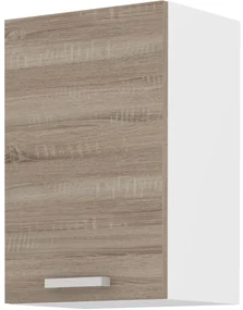 Dulap superior de bucătărie Domton 40 G 60 (Alb + Stejar sonoma truflă). 1033028