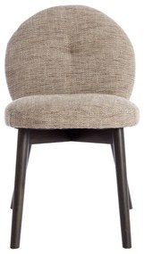 Set de scaune de sufragerie bej 2 buc. tapițat Sinosa – Light &amp; Living