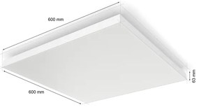 Plafonieră LED RGBW dimabilă Philips Hue DATURA LED/67W/230V