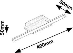 Plafoniera LED moderna Demir 8W