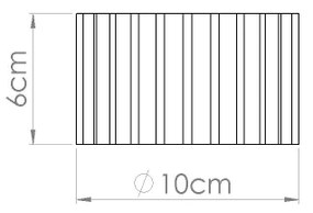 Sollux SL.1822 - Spot AURA 1x GX53, 10 W, 230 V, Ø 6 cm, roșu