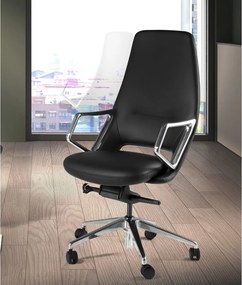 Scaun de birou modern piele sintetica Black