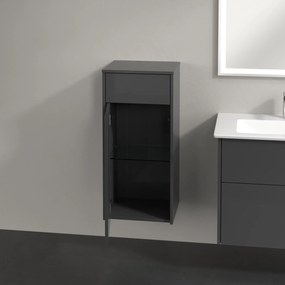 Villeroy &amp; Boch Finero dulap 40x35x87 cm agățat lateral gri C53100FP