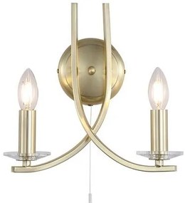 Aplica de perete stil elegant metal alama Ascona 2L
