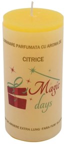 Lumânare parfumată Magic Days citrice 10cm