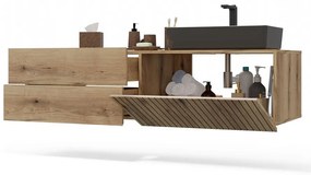 Dulap sub lavoar Terca 2 (stejar evoke). 1133039