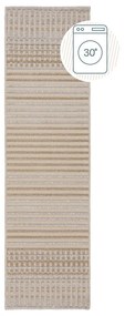 Covor tip traversă bej lavabil din janilie 60x240 cm Elton – Flair Rugs