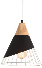 lustră pe cablu IRIS 1xE27/40W/230V negru