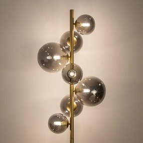 Lampadar LED Brilagi MILLA 7xG9/3W/230V auriu/fumuriu