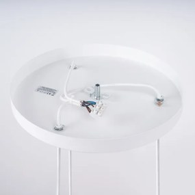 Lustră pe cablu Sollux SL.1361 NICUS 3xE27/15W/230V alb