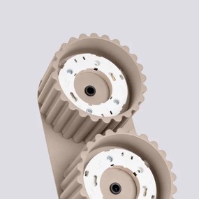 Sollux SL.1818 - Spot AURA cu 2 socluri GX53, 10 W, 230 V, taupe